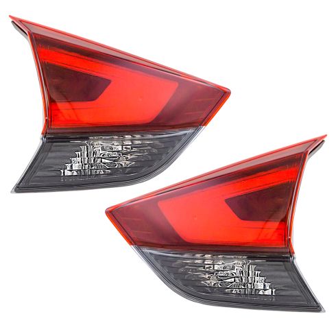 17-18 Nissan Rogue Inner Liftgate Tail Light Pair