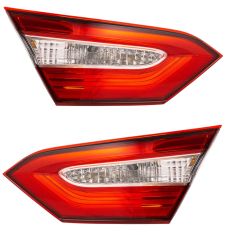 18 Toyota Camry Inner Tail Light (exc LED, exc Smoked) Pair