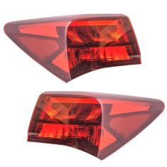 15-17 Acura TLX Outer Tail Light Pair