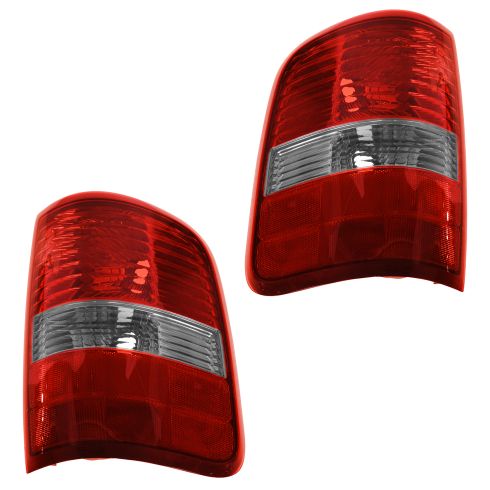 06-08 Ford F150 Styleside (exc Harley Davidson) Taillight Pair (Ford)