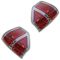 09-14 Ford F150 Styleside Taillight w/Chrome Bezel PAIR (Ford)