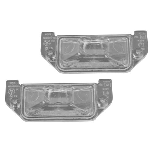 05-14 Chrysler, Dodge Multifit Rear License Plate Light Lense Pair (Mopar)
