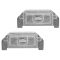 05-14 Chrysler, Dodge Multifit Rear License Plate Light Lense Pair (Mopar)