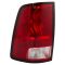 09-19 Ram 1500; 10-18 2500, 3500 (Non LED Type) Taillight w/Bulb Socket & Fasterner PR LR (Mopar)