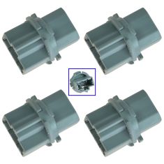 12-13 Mzda 3; 13-15 CX-5; 04-11 Mzda 3 Inner/Outer Taillight Bulb Socket (w/o Bulb) Set of 4 (Mazda)