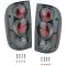 01-04 Toyota Tacoma Performance Black Bezel Altezza Style Taillight Pair