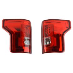 15-16 Ford F150 (w/o Blind Spot) Performance Red Lens LED Taillight Pair
