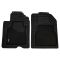 Custom Accessories Smart Fit: Trim to Fit All Season HD BLACK Rubber CAR Floor Mat (4 Piece SET)