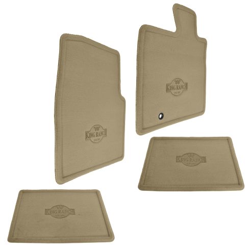 2005 08 Ford F150 Camel Tan Carpet Floor Mat 4 Piece Set Ford Oem