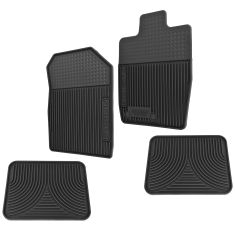 10-12 Ford Fusion Front & Rear Molded Black Rubber