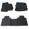 15-17 Ford F150 Super Cab ~F150~ Logoed Molded Blk Rubber Tray Style Floor Mat Kit (Set of 3) (Ford)