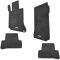 08-14 MB C-CLass Sedan w/LHD ~Mercedes Benz~ Logoed Black Carpeted Front & Rear Floor Mat Kit (MB)