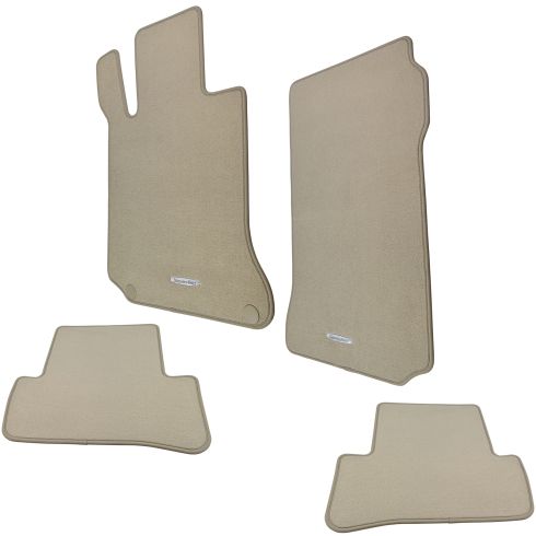 08-12 MB C-CLass  ~Mercedes Benz~ Logoed Cashmere Carpeted Floor Mat Kit (Set of 4) (MB)