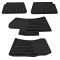 08-14 Impreza, WRX, WRX Sti; 09-13 Forester Mld Blk Rubber All Weather Floor Mat Kit (Set of 4) (SB)