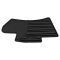 08-14 Impreza, WRX, WRX Sti; 09-13 Forester Mld Blk Rubber All Weather Floor Mat Kit (Set of 4) (SB)