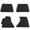 00-04 Legacy;, Outback; 03-06 Baja Mld Blk Rub ~SUBARU~ Logoed All Wthr Flr Mat Kit (Set of 4) (SB)