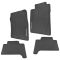 03-09 Toyota 4Runner Molded Black Rubber ~4Runner~ Logoed All Season Floor Mats (Set of 4) (Toyota)