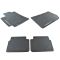 09-13 Toyota Corolla Molded Black Rubber ~COROLLA~ Logoed All Weather Floor Mat Kit (Set of 4)