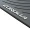 09-13 Toyota Corolla Molded Black Rubber ~COROLLA~ Logoed All Weather Floor Mat Kit (Set of 4)