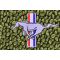 64-68 Ford Mustang Moss Green 80/20 Loop Front & Rear Floor Mat w/Silver Pony Emblem (Set of 4)