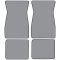 74-81 Chevy Camaro, Pontiac Firebird Medium Gray Cutpile Front & Rear Floor Mat (Set of 4)