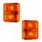 08-12 Ford Super Duty F250-F450 PU w/OE Tow Mirrors Amber Turn Signal Lens w/Bulbs PAIR (Mirror MTD)