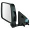 86-97 Nissan PU Truck Manual Mirror Blk LH