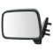 86-97 Nissan PU Truck Manual Mirror Blk LH