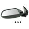 89-95 Toyota PU Manual Mirror Blk LH