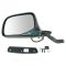 92-96 Ford PU Bronco Power Mirror Blk LH