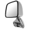 87-88 Toyota Pickup; 87-89 4Runner Chrome Manual Mirror LH