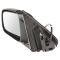 02-06 Honda CR-V Power Mirror Smooth Black Head LH