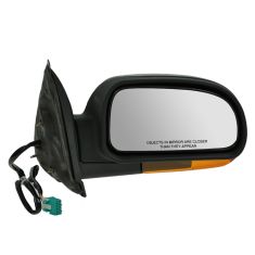 Mirror POWER FOLDING HEATED with AMBER TURN SIGNAL & TEXTURED FINISH Passenger Side