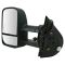 07-13 Chevy Silverado, GMC Sierra Pwr Htd Dual Arm w/Chevron Signal Mirror LH (TR)