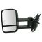 07-13 Chevy Silverado, GMC Sierra Pwr Htd Dual Arm w/Chevron Signal Mirror LH (TR)