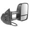 07-13 Chevy Silverado, GMC Sierra Pwr Htd Dual Arm w/Chevron Signal Mirror RH (TR)