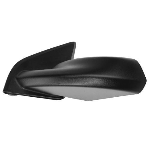 Manual Remote Door Mirror - Textured Black, Right Passenger Side For 2003-2007 Saturn Ion Sedan