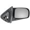 07-10 Hyundai Sante Fe Black w/Smooth Black Cover Power Heated Mirror RH