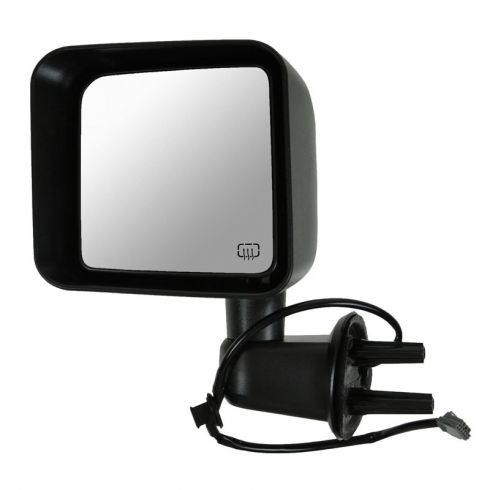NEW LEFT SIDE POWER MIRROR TEXTURED BLACK FITS 2011-2013 JEEP WRANGLER CH1320319