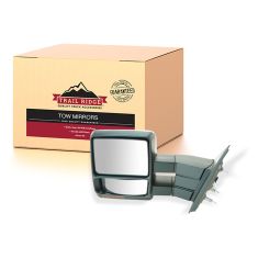 07-12 F150 Power Heated w/Memory, Turn Signal, Puddle Light Towing Textured Cap Mirror LH (TR)