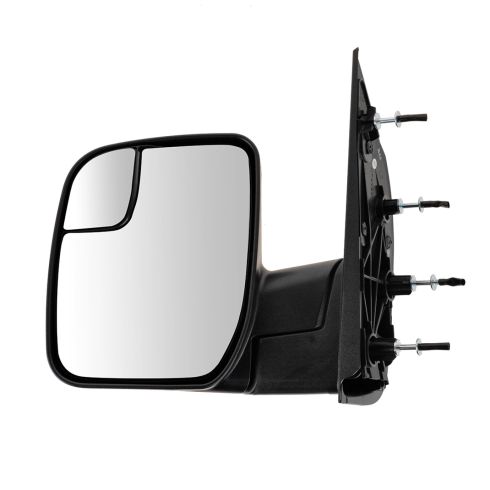10-13 Ford Van (w/Integrated Spotter) Textured Black Manual Mirror LH