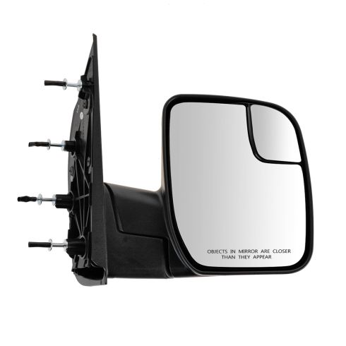 10-13 Ford Van (w/Integrated Spotter) Textured Black Manual Mirror RH