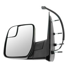 10-13 Ford Van (w/Integrated Spotter) Textured Black Power Mirror LH