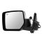 07-12 Jeep Patriot Power Heated Black Textured Mirror LH