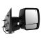 12-13 Nissan NV 1500, 2500, 3500 Power Heated w/Chrome Cap Tow Mirror RH