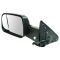 12 Ram 1500, 2500, 3500 Power Heated Puddle Light Signal Texured Black Tow (Flip Up) Mirror LH (TR)