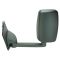 03-17 Chevy Express, GMC Savana Van Single Arm, Dual Glass Textured Black Manual Tow Mirror LH (TR)