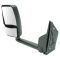 03-17 Chevy Express, GMC Savana Van Single Arm, Dual Glass Textured Black Manual Tow Mirror LH (TR)