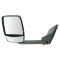 03-17 Chevy Express, GMC Savana Van Single Arm, Dual Glass Textured Black Manual Tow Mirror LH (TR)