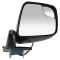 13-14 Nissan NV200 Power Heated Textured Black Mirror w/Heated Convex Insert LH